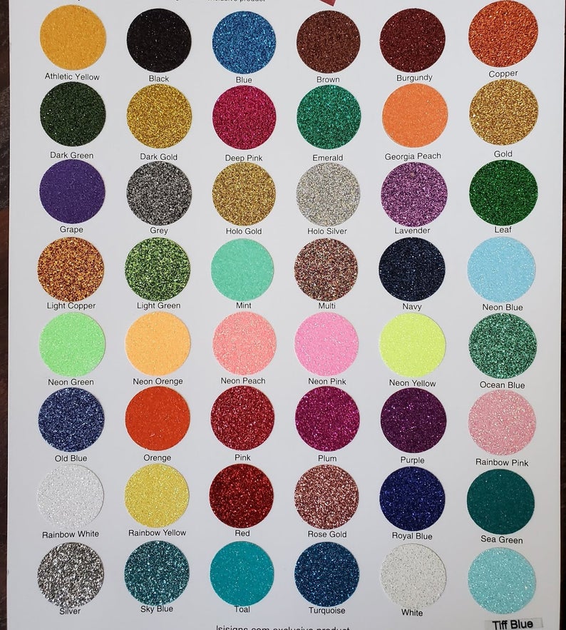 NBA Team Color Charts for Vinyl and HTV